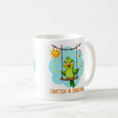 Mug Parrot Chatter & Sunshine Laughter (Devant droit)