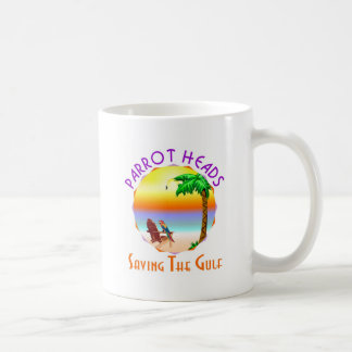 Mug Parrot les têtes sauvant le Golfe de l'huile de BP