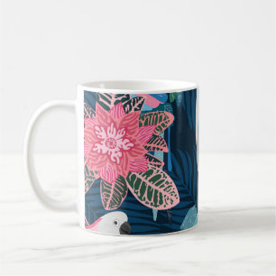 Mug Parrots Tropical : Vintage Motif sans fil