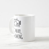 Mug Pars, je couds, Couture amusante, Cadeau profane (Devant gauche)
