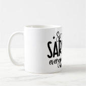 Mug parsemer la typographie du sarcasme (Gauche)