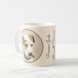 Mug Parson Jack Russell Terrier Peinture - Chien Art