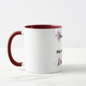Mug Partagez la conscience de soutien AVM d'amour (Gauche)