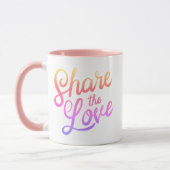 Mug Partagez l'amour (Gauche)