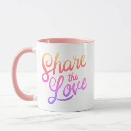 Mug Partagez l'amour (Gauche)