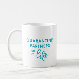Mug Partenaires de quarantaine pour la vie| Coronaviru