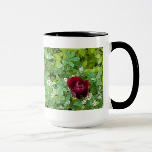 Mug parterre de fleurs au printemps (Droite)