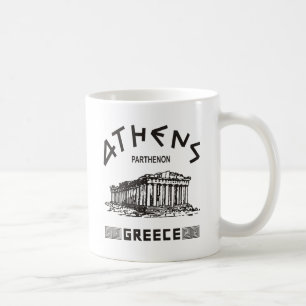 Mug Parthenon - Athènes - Grec (noir)