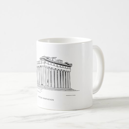 Mug Parthénon d'Athènes 2 (Devant droit)