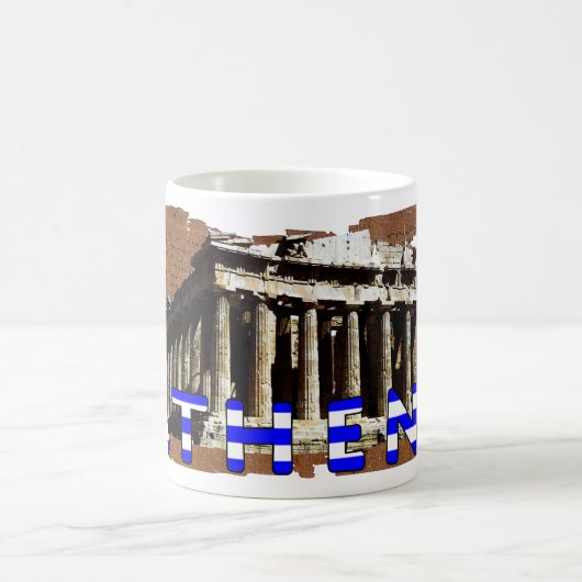 Mug Parthénon d'Athènes Grèce (Centre)