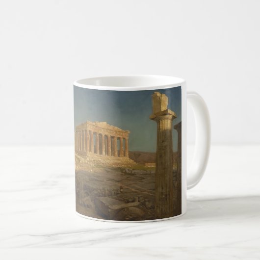 Mug Parthénon (temple grec antique, site d'Athènes) (Devant droit)
