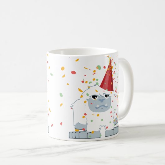 Mug Parti Confetti Yeti (Devant droit)