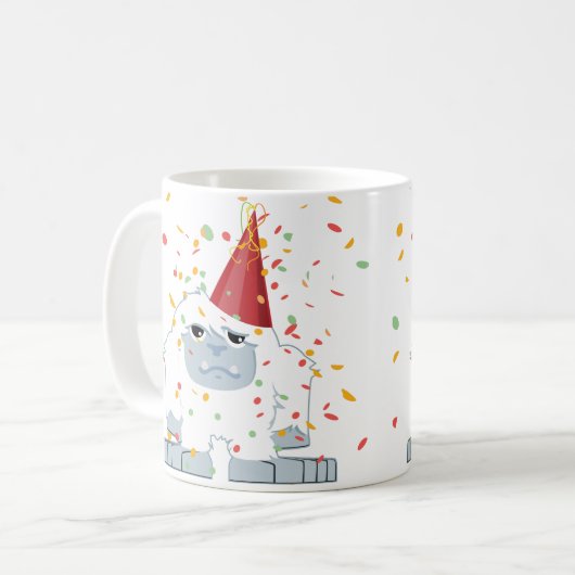 Mug Parti Confetti Yeti (Devant gauche)