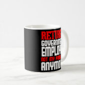 Mug Parti de la retraite des fonctionnaires retraités (Devant droit)