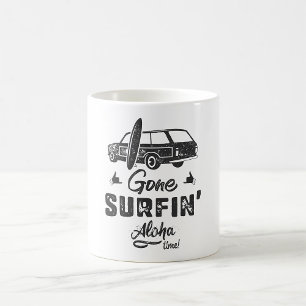 Mug Parti faire du Surf Temps Aloha