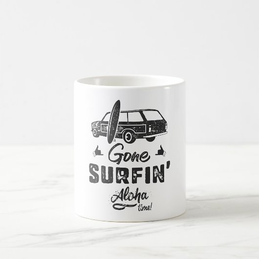 Mug Parti faire du Surf Temps Aloha
