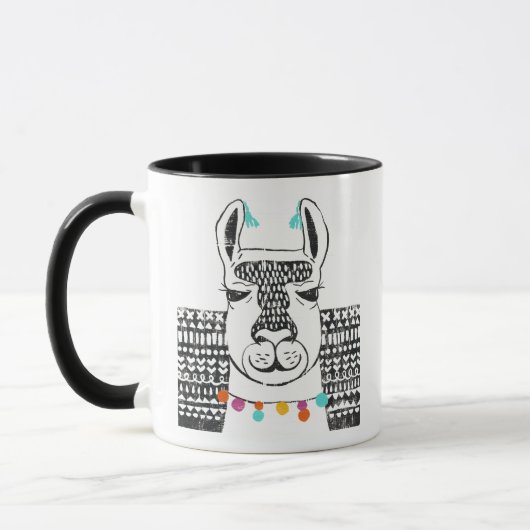 Mug Parti Llama - Portrait (Gauche)