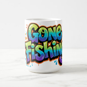 Mug Parti Pêcher Drôle Cadeau Arc-en-ciel de Dessin An