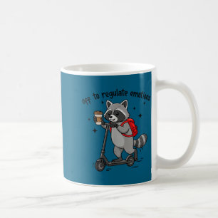 Mug Parti pour réguler les émotions drôle de raton lav