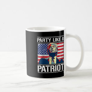 Mug Parti Pro Trump Comme Un Patriote 4 juillet Indepe