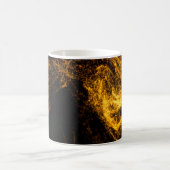 Mug particules de couleur or fluide coulant belle avec (Centre)