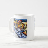 Mug Partie blonde comme les blés doucement enduite de (Devant gauche)
