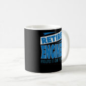 Mug Partie drôle retirée de café de retraite (Devant droit)
