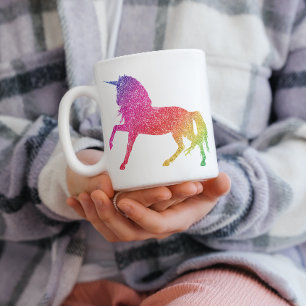 Mug Parties scintillant arc-en-ciel Étincelle Unicorne