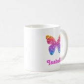 Mug Parties scintillant arc-en-ciel papillon mignon fi (Devant droit)