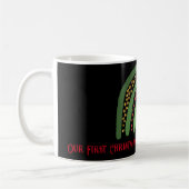 Mug Parties scintillant arc-en-ciel rouge or vert (Gauche)