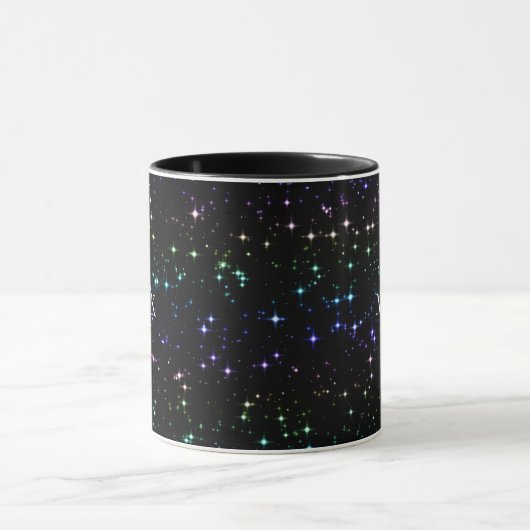Mug Parties scintillant arc-en-ciel scintillante dans  (Centre)