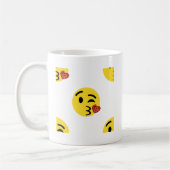 Mug parties scintillant baiser émoji (Gauche)