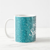 Mug Parties scintillant bleue, grise et violette Née p (Gauche)