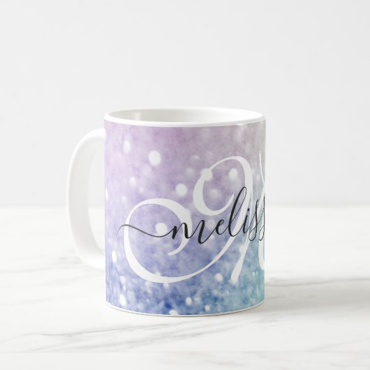 Mug Parties scintillant Bokeh Glamour Élégant (Devant gauche)