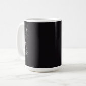 Mug Parties scintillant Bordure - B&W (Devant gauche)