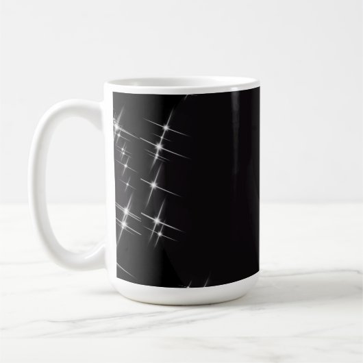 Mug Parties scintillant Bordure - B&W (Gauche)