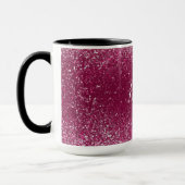 Mug Parties scintillant bourguignonne et argent (Gauche)