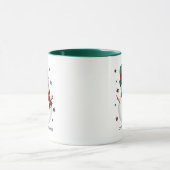 Mug Parties scintillant Casquette et Plaid Scarf Snowm (Centre)