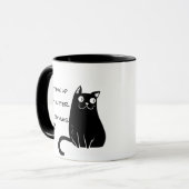 Mug Parties scintillant Chat Cheveux Mélange humour Ch (Devant gauche)