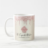 Mug Parties scintillant Cupcake rose Drives boulangeri (Gauche)