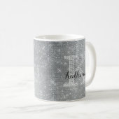 Mug Parties scintillant d'argent filin Sparkle Glam No (Devant droit)