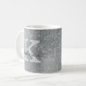 Mug Parties scintillant d'argent filin Sparkle Glam No (Devant gauche)