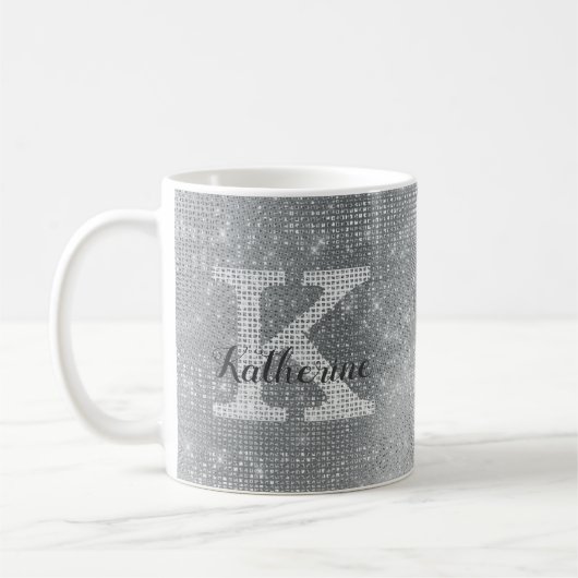 Mug Parties scintillant d'argent filin Sparkle Glam No (Gauche)