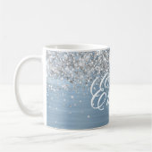 Mug Parties scintillant d'argent personnalisée Foil bl (Gauche)