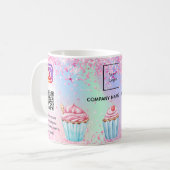 Mug Parties scintillant de boulangerie rose cupcakes l (Devant gauche)