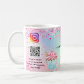 Mug Parties scintillant de boulangerie rose cupcakes l (Gauche)