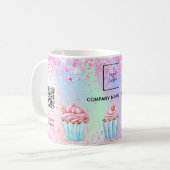 Mug Parties scintillant de boulangerie rose cupcakes l (Devant gauche)