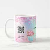 Mug Parties scintillant de boulangerie rose cupcakes l (Gauche)