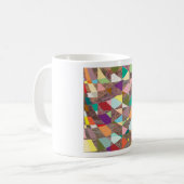 Mug Parties scintillant de couleurs Abstraites (Devant gauche)