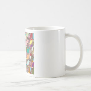 Mug Parties scintillant de couleurs Abstraites